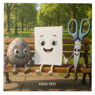 Carreau Ciseaux de papier Imaginaire Roche