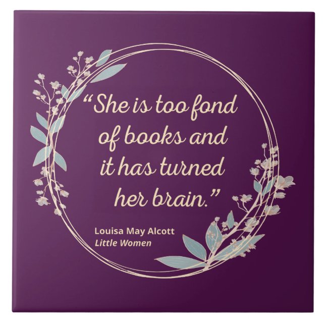 Carreau Citation de Little Women II - Style mignon (Devant)