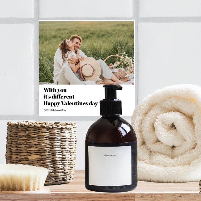 Carreau Citation romantique branchée | Valentines (Créateur téléchargé)