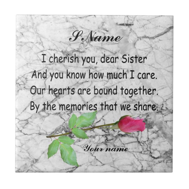 CARREAU CITE DE LA SOEUR MONOGRAMME (Devant)