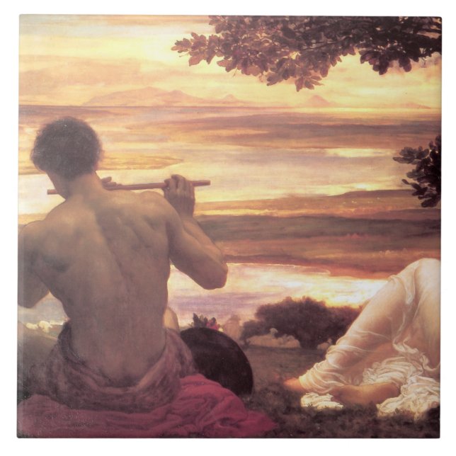 Carreau Classical Idyll (par Frederic Leighton) (Devant)
