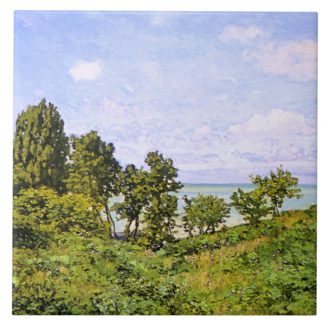 Carreau Claude Monet, Au bord de la mer, (Devant)