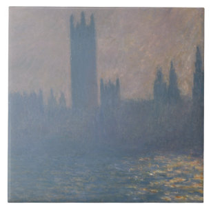 Carreau Claude Monet - Chambres du Parlement, lumière du