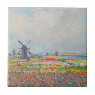 Carreau Claude Monet - Champs de tulipes près de La Haye