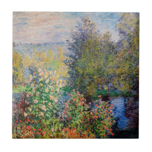 Carreau Claude Monet - Coin du jardin à Montgeron