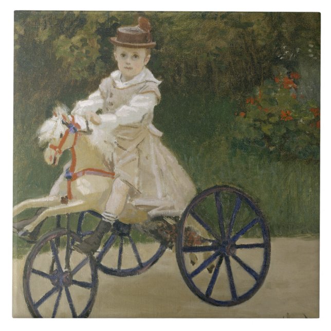 Carreau Claude Monet - Jean Monet sur son Hobby Horse (Devant)