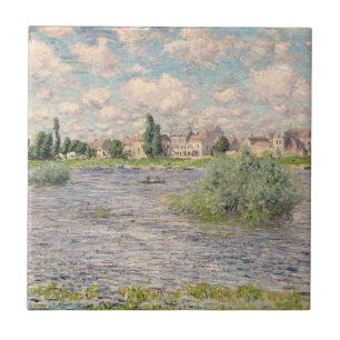 Carreau Claude Monet   la Seine chez Lavacourt