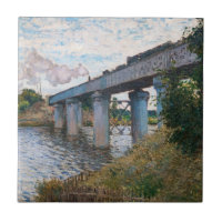 Claude Monet - Le pont ferroviaire à Argenteuil