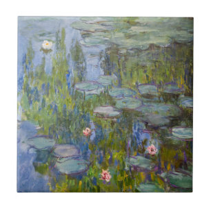 Carreau Claude Monet Nymphéas 1915 Art Impressionniste