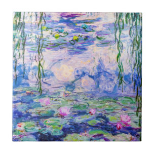 Carreau Claude Monet - Nymphéas / Water Lilies 1919