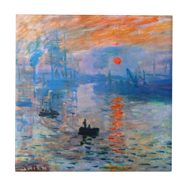 Carreau Claude Monet Sunrise (Devant)