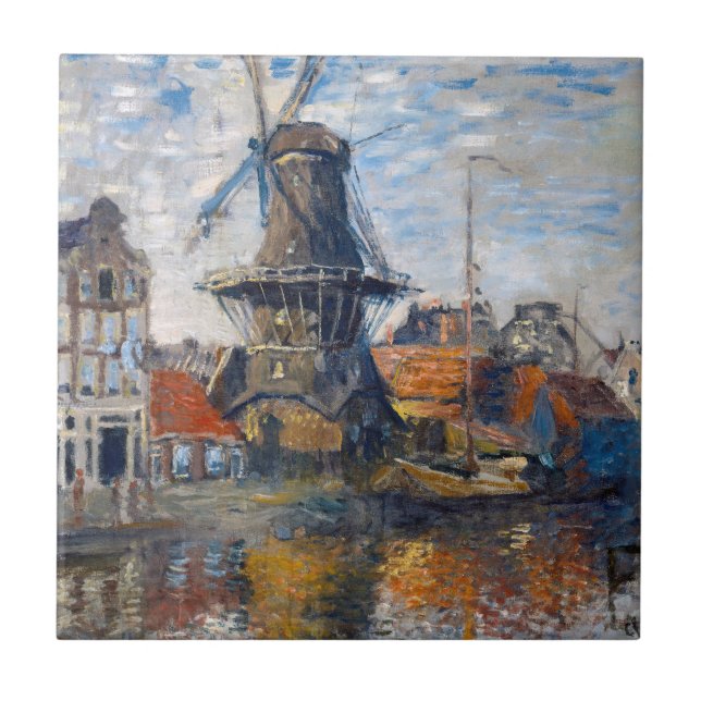 Carreau Claude Monet - Windmill, Amsterdam (Devant)