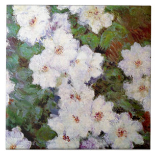 Carreau Clematis, 1887, tableau de Claude Monet,