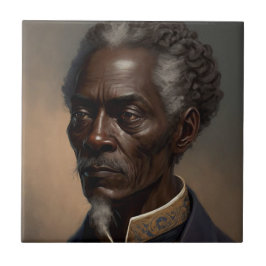 Carreau Cleon portrait peinture