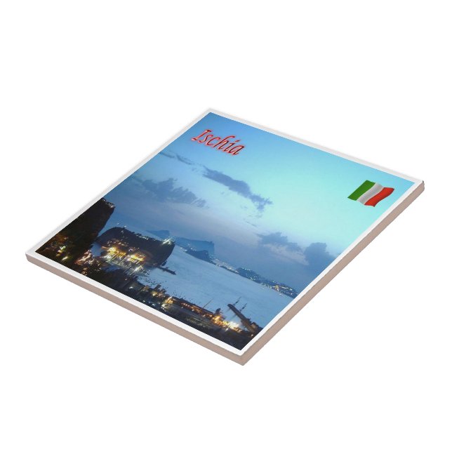 Carreau CMP056 ISCHIA, Campanie, Italie, (Côté)