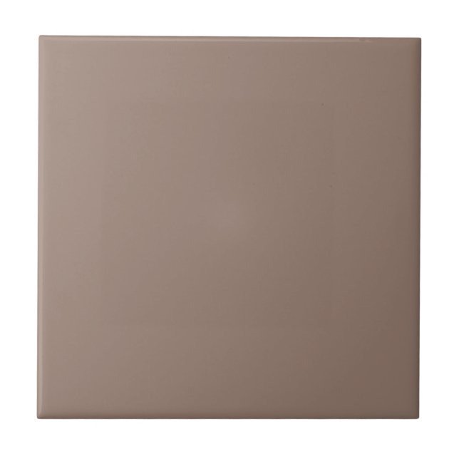 Carreau Coca chaud taupe brun clair couleur uni (Devant)