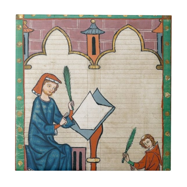 Carreau Codex Manesse, 1300s (Devant)