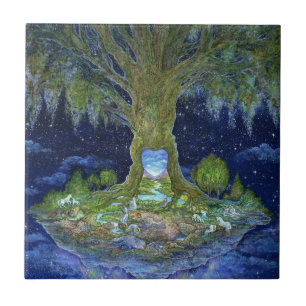 Carreau Coeur de l'arbre Carrelage en céramique 6x6