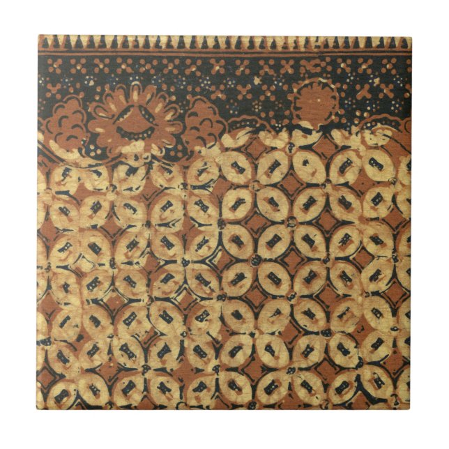 Carreau Coffee Bean Earthy Boho Rustique (Devant)