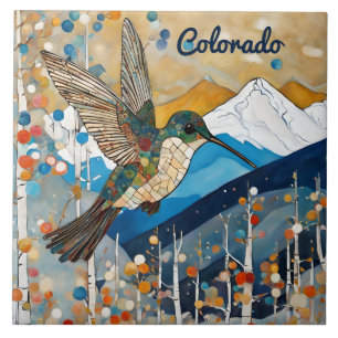 Carreau Colibri Art Nouveau
