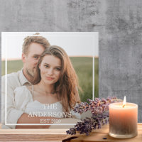 Collage de couple moderne photo et cadeau familial