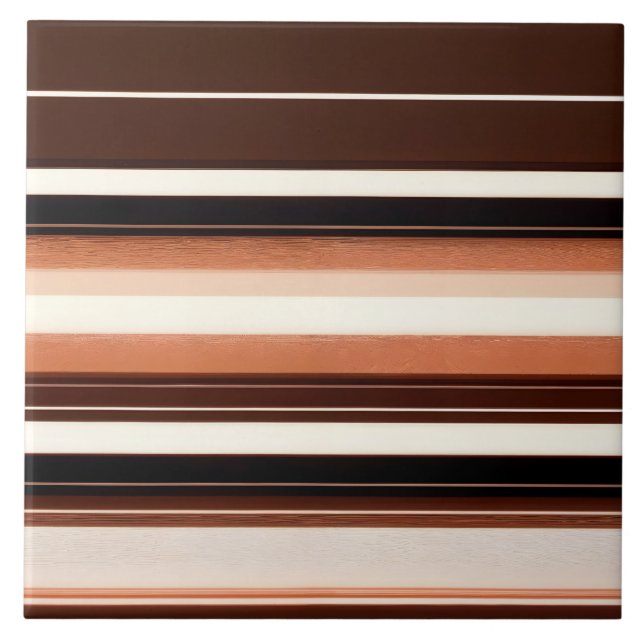 Carreau Collection Brown de texture de lin blanc populaire (Devant)