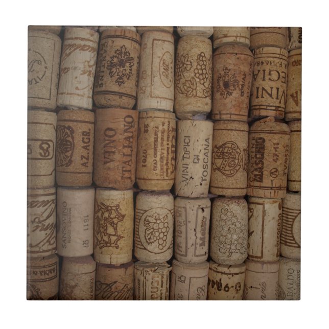 Carreau Collection de liège de vin d'Italain (Devant)