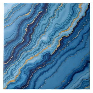 Carreau Collection de marbre bleu azur moderne
