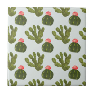 Carreau Collection Llamarama   Motif Cactus mignon