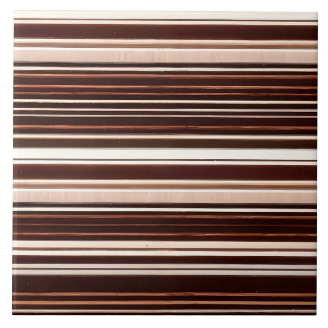 Carreau Collection moderne Brown Blanc Luxe Linge Texture (Devant)
