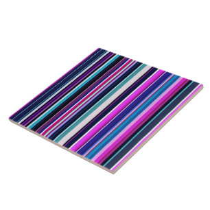 Carreau Collection tendance Bleu rose Stripes