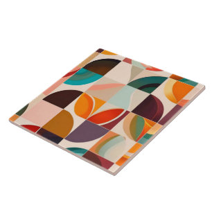 Carreau Collection tendance Retro Carrés Abstraits