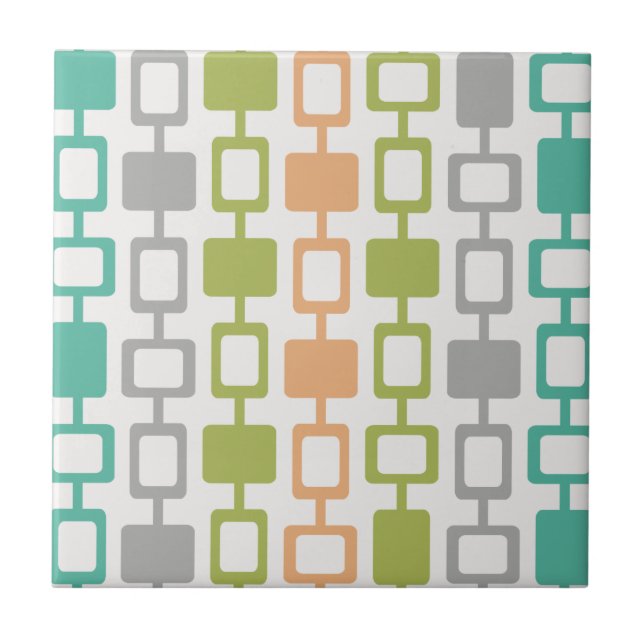 Carreau Colonnes Carrés modernes du milieu du siècle (Devant)