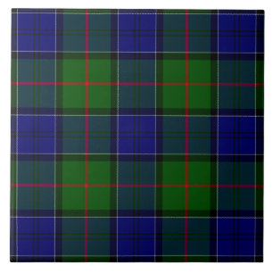 Carreau Colquhoun tartan bleu vert plaid
