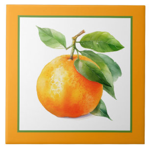 Carreau commerce artisanal maison fruit orange