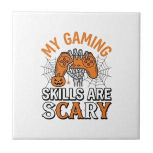 Carreau Compétences de joueur Halloween sont des T-shirts