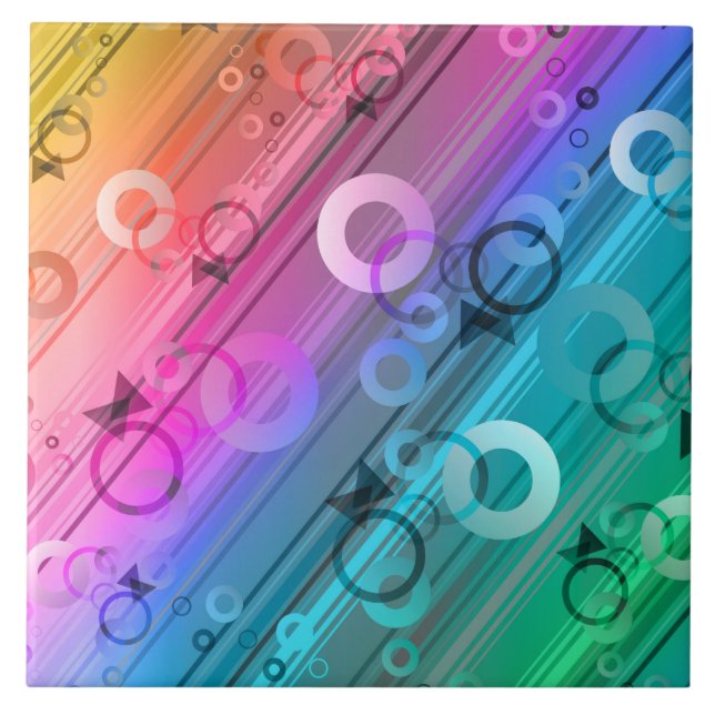 Carreau Composition Abstraite (Devant)