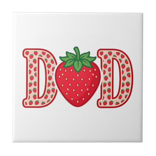 Carreau Conception de chemise vectorielle lettrage fraise  (Devant)