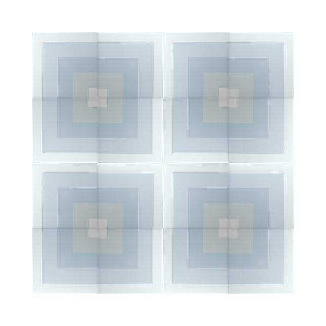 Carreau Conception de la forme Carré du quart de nuances b (shades of blue geometric pattern ceramic tiles)