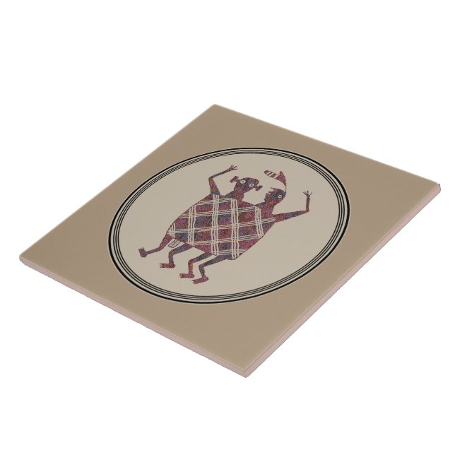 Carreau Conception de poterie Mimbres (Côté)