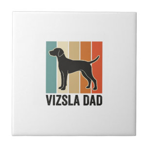 Carreau Conception de T-shirt pour papa amateur de Vizsla