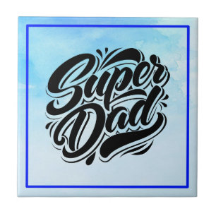 Carreau Conception de typographie Super Papa Héros-67888