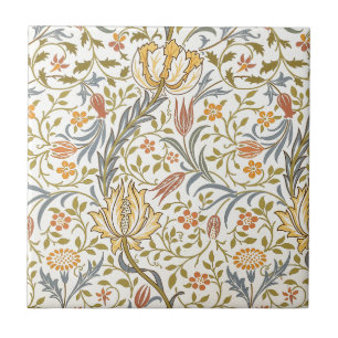 Carreau Conception de William Morris Flora