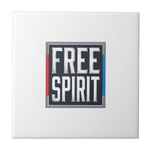 Carreau Conception Graphique Boîte Esprit Libre Patriotiqu