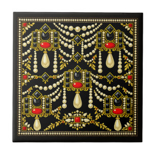 Carreau Conception inspirée des bijoux de Marie Reine d'Éc