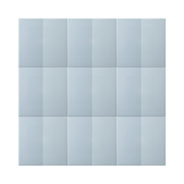 Carreau Conception simple bleue rectangle à deux tons