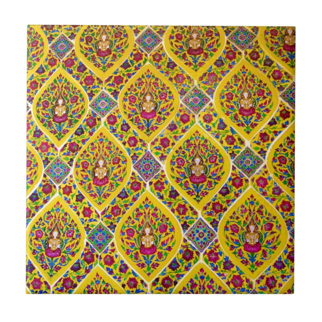 Carreau Conception thaïlandaise de Bouddha (Devant)