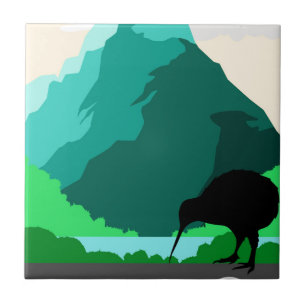 Carreau Conception vintage de la Nouvelle Zélande