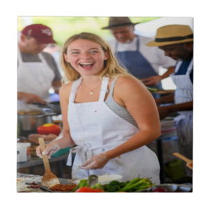 Carreau Concours de Cuisine équitable Personnaliser Photo