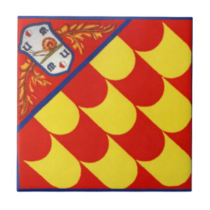 Carreau Contrada della Chiocciola (Escargot) Palio di Sien